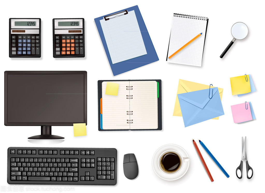 高效辦公的無聲伙伴 時鐘、計算器及其他必備辦公用品